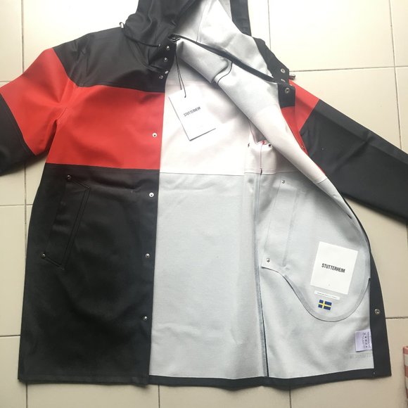 Stutterheim Stockholm Waterproof Hooded Raincoat - Picture 7 of 12